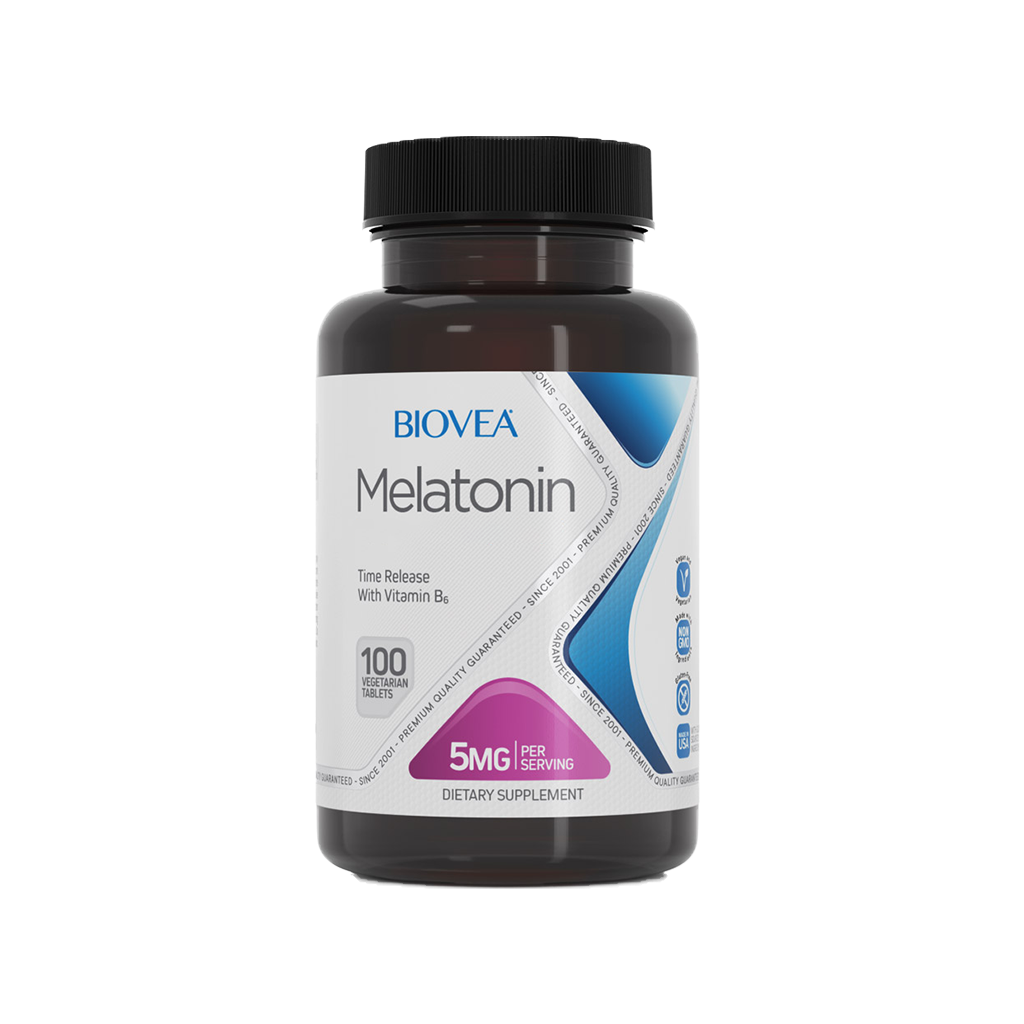 Melatonin med tidsinställd frisättning 5 mg (100 tabletter)