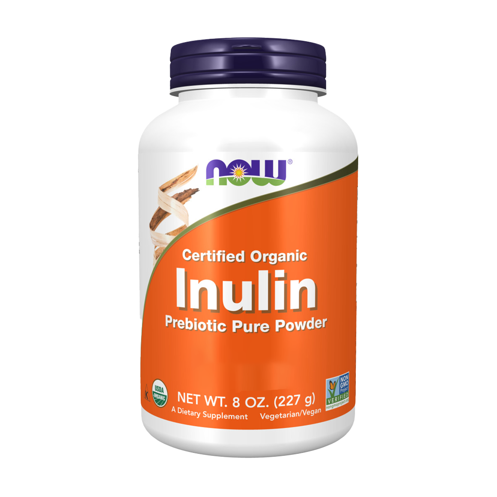 NOW Foods Inulin Prebiotic Pure Powder (227 gr.) front