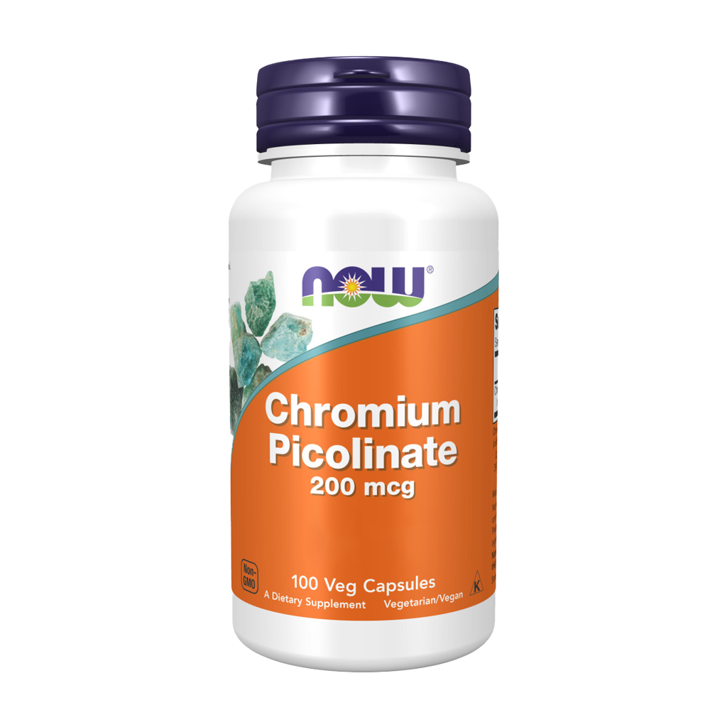 now foods chromium picolinate 200mcg 100 capsules 1