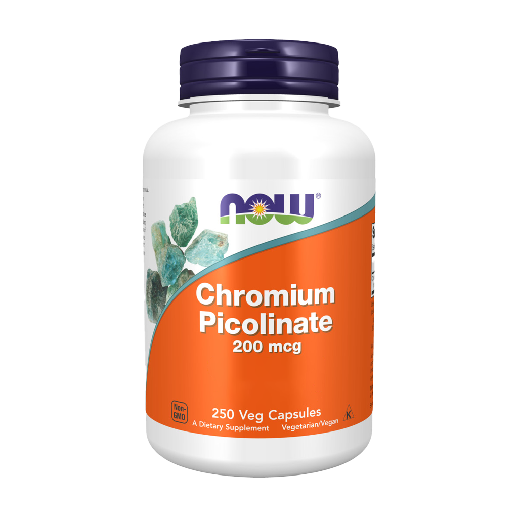 now foods chromium picolinate 200mcg 250 capsules 1