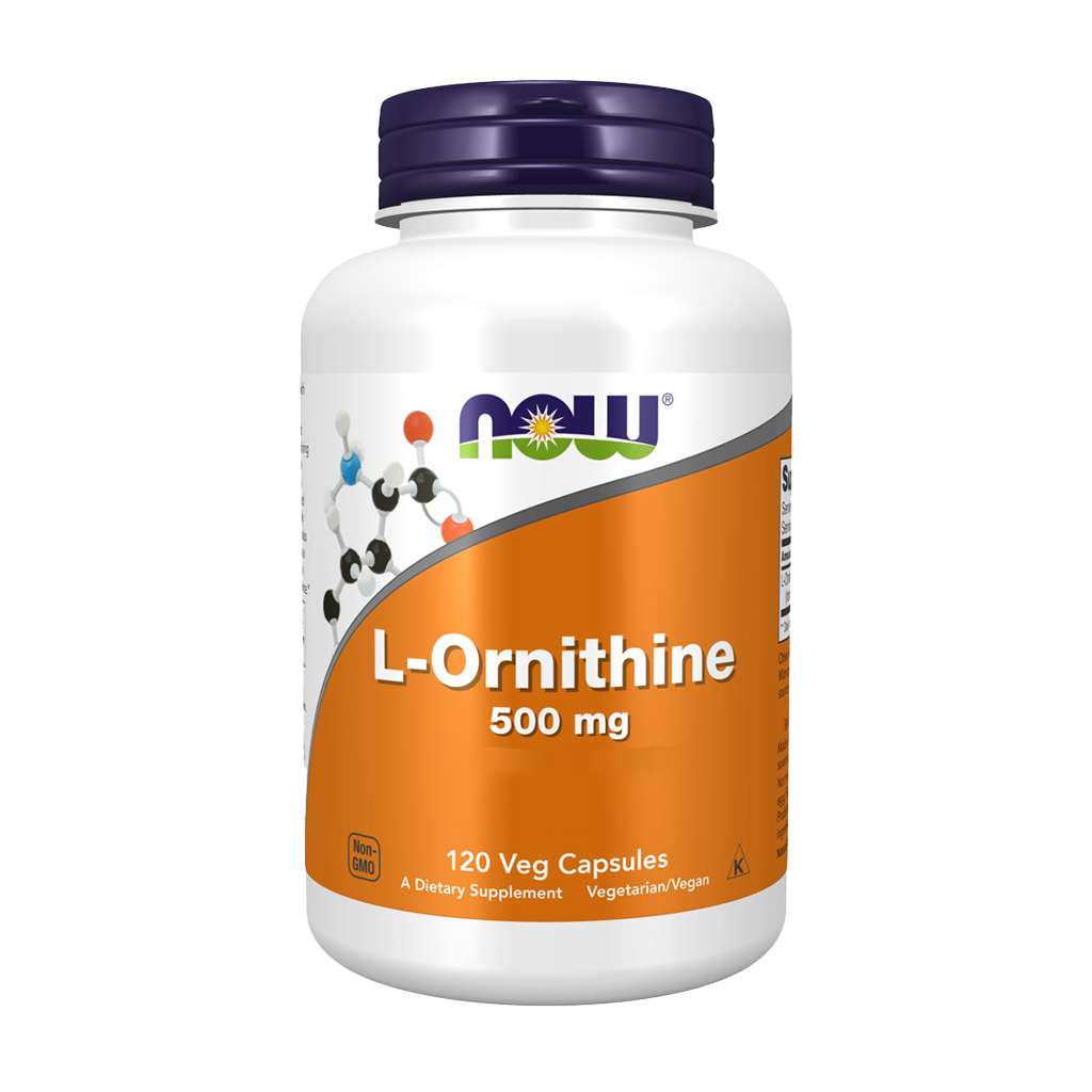 L-Ornithin (L-Ornithinhydroklorid) 500 mg (120 kapslar)