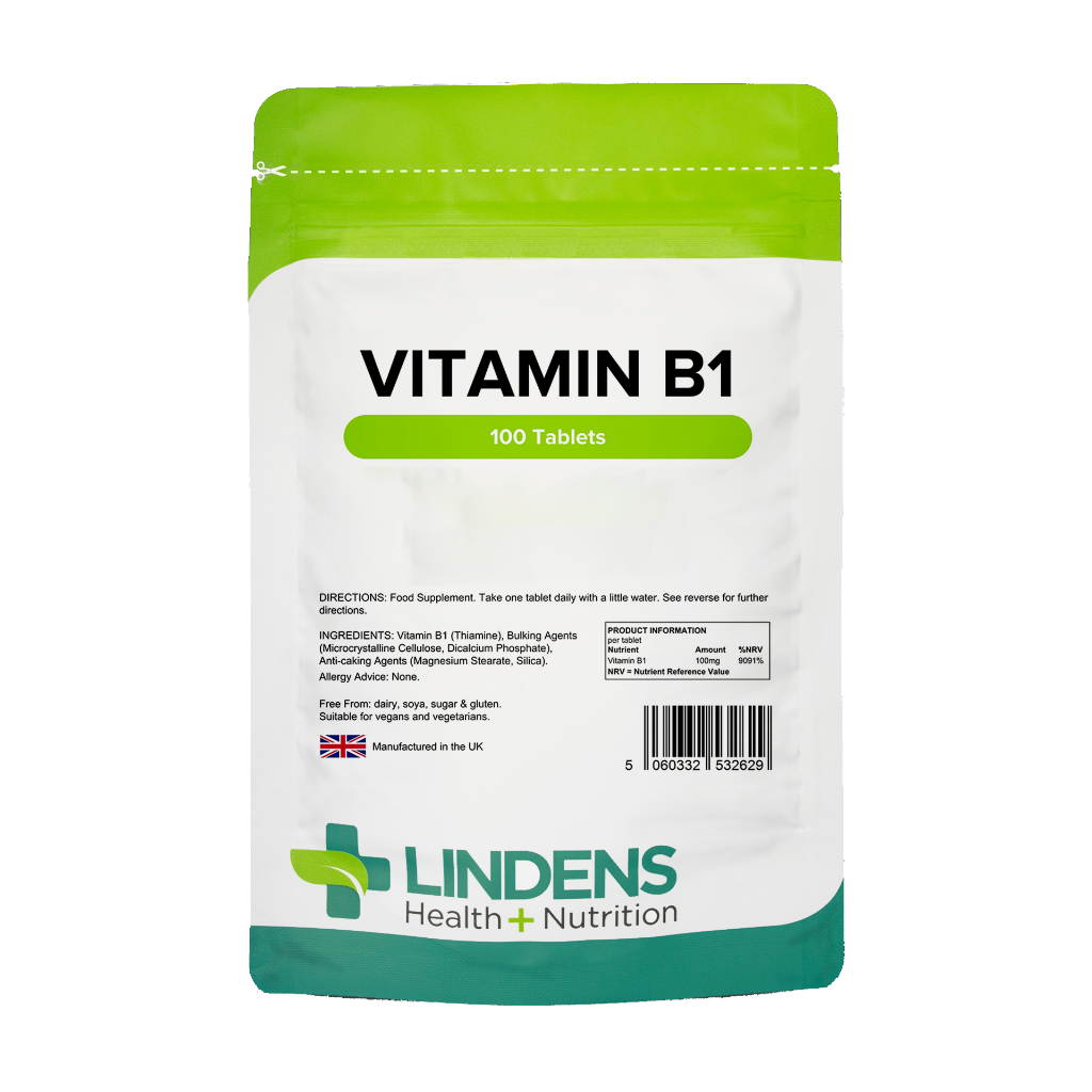 lindens vitamin b1 100 mg 100 tabletter
