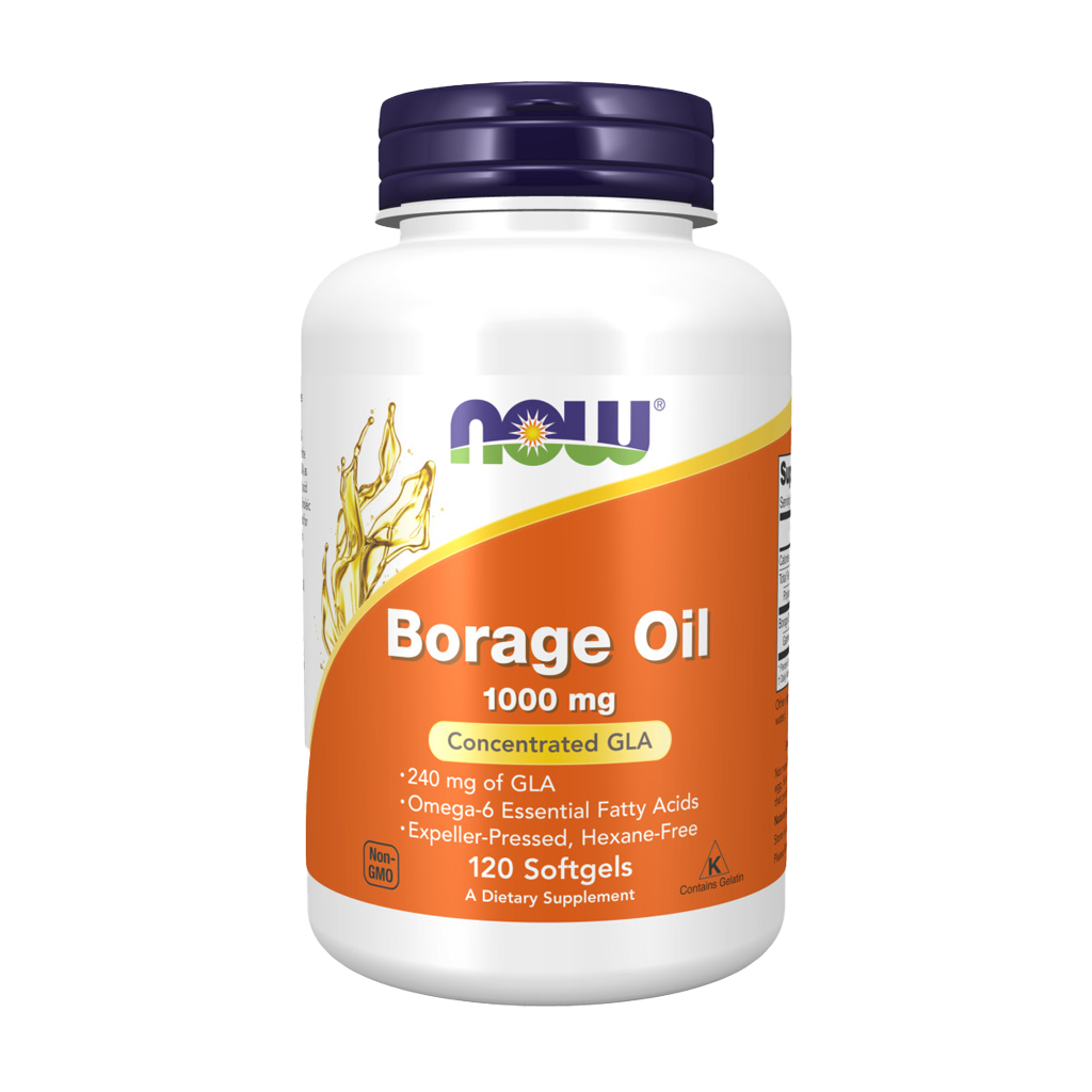 now foods borage oil 1000mg 120 softgels 1