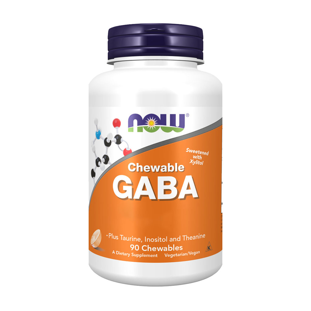 GABA (Gamma-Aminobutyrsyra) Apelsinsmak (90 tabletter)