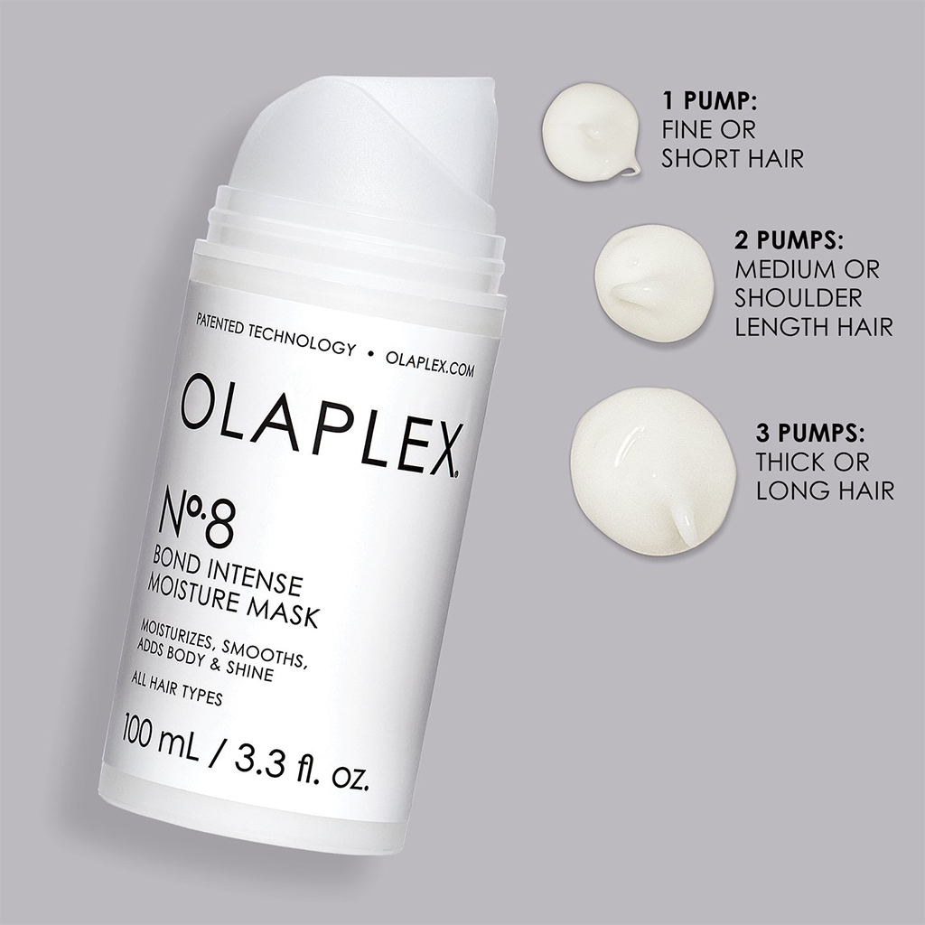 olaplex no8 bond intense moisture mask instructions image