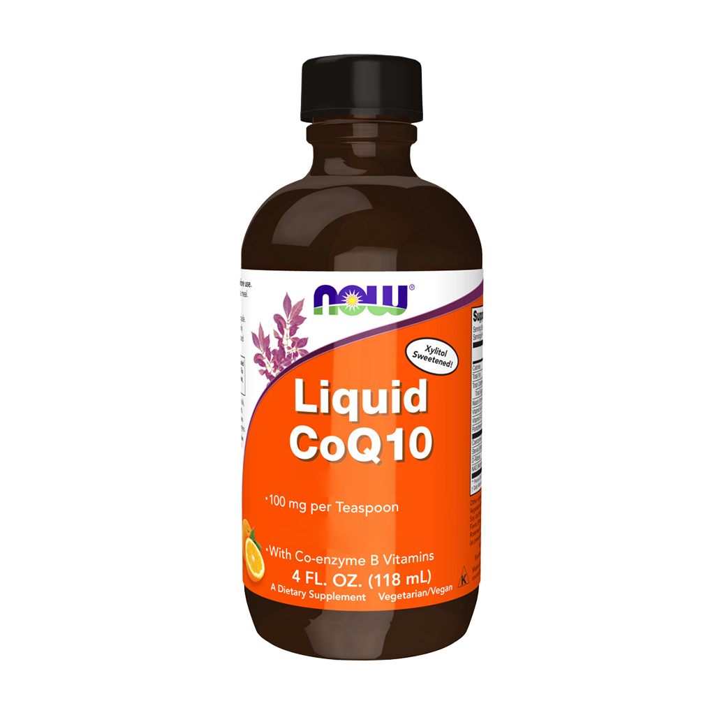 NOW Foods Liquid CoQ10 (118 ml.) Front cover