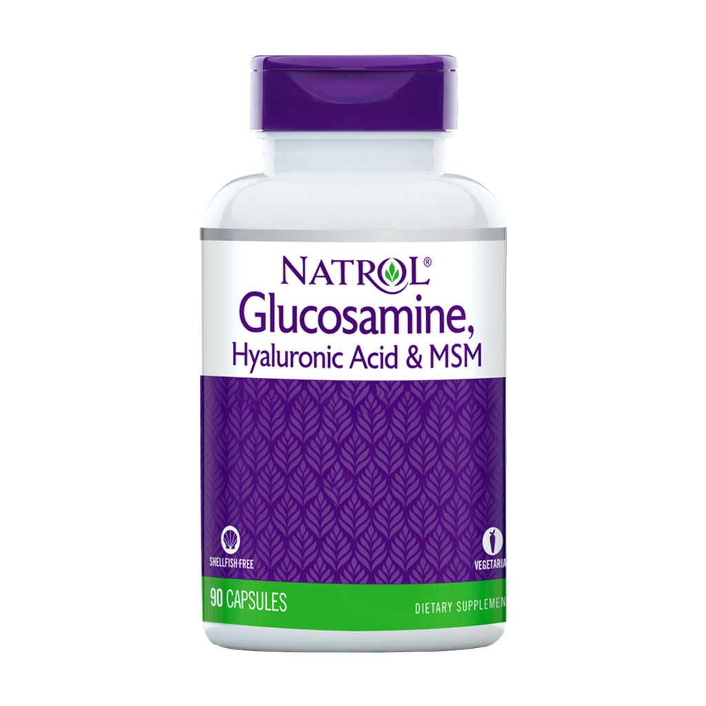 natrol glukosamin hyaluronsyra msm 90 kapslar 1