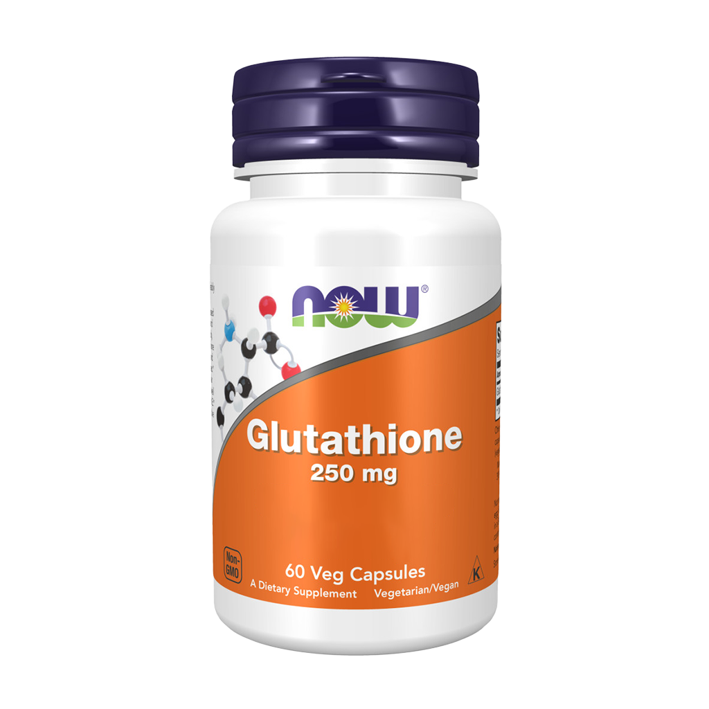 NOW Foods Glutathione 250 mg (60 capsules) Front cover