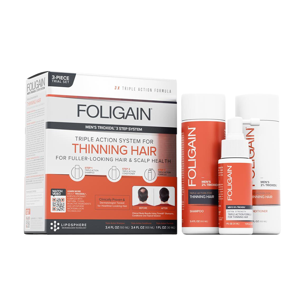 FOLIGAIN Trial Set for Men with Thinning Hair
