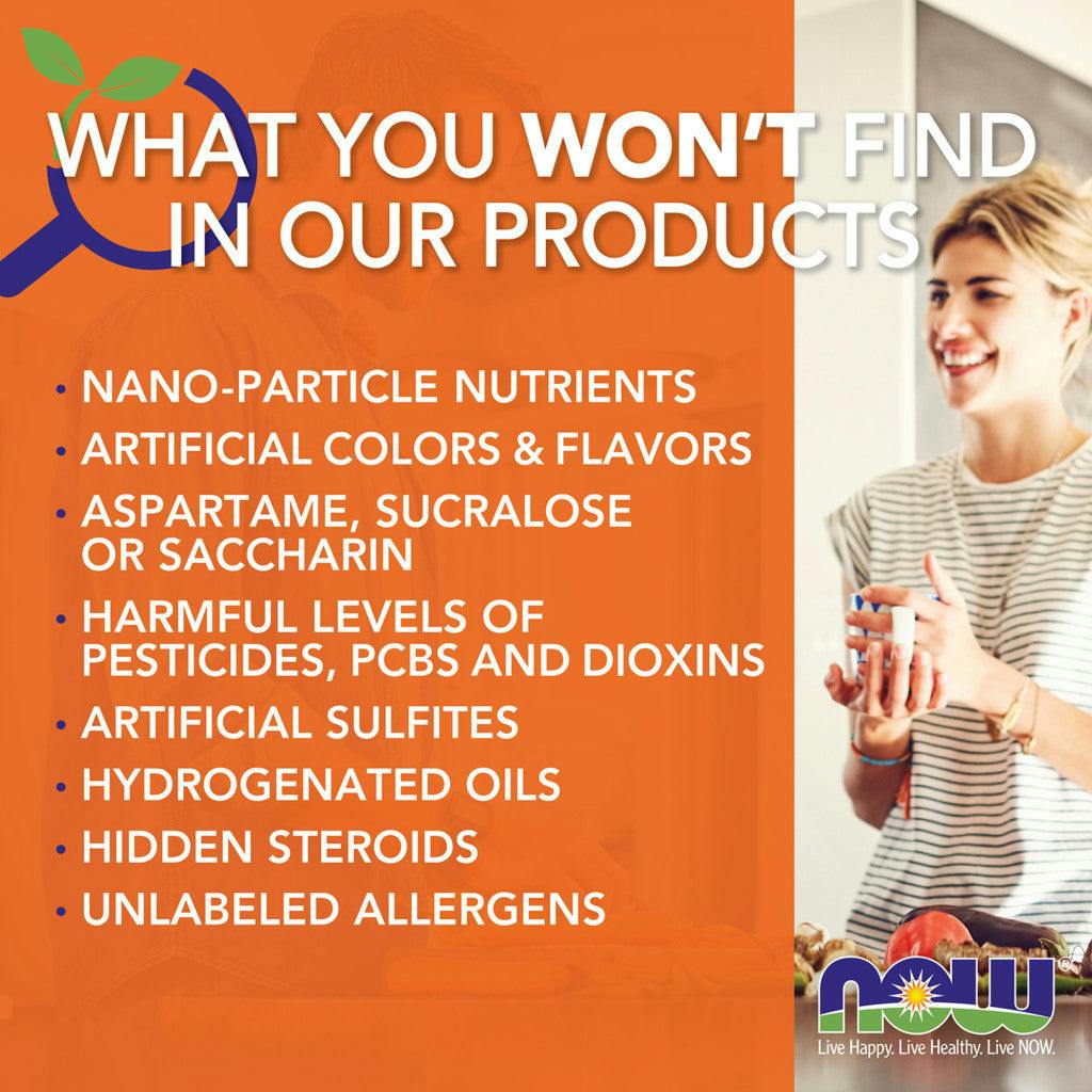 NOW Foods Pure Calcium Citrate Powder free of