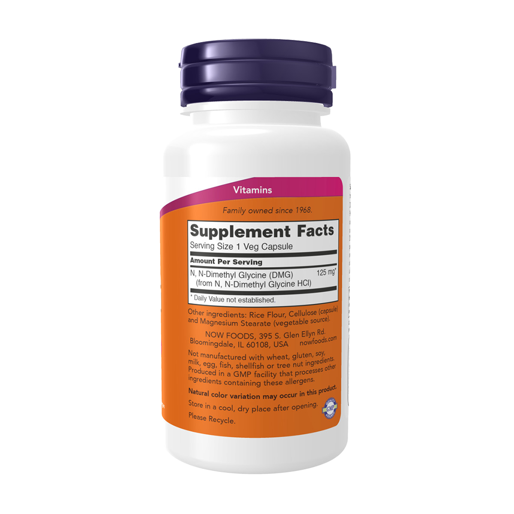 NOW Foods DMG 125 mg (100 capsules) Side
