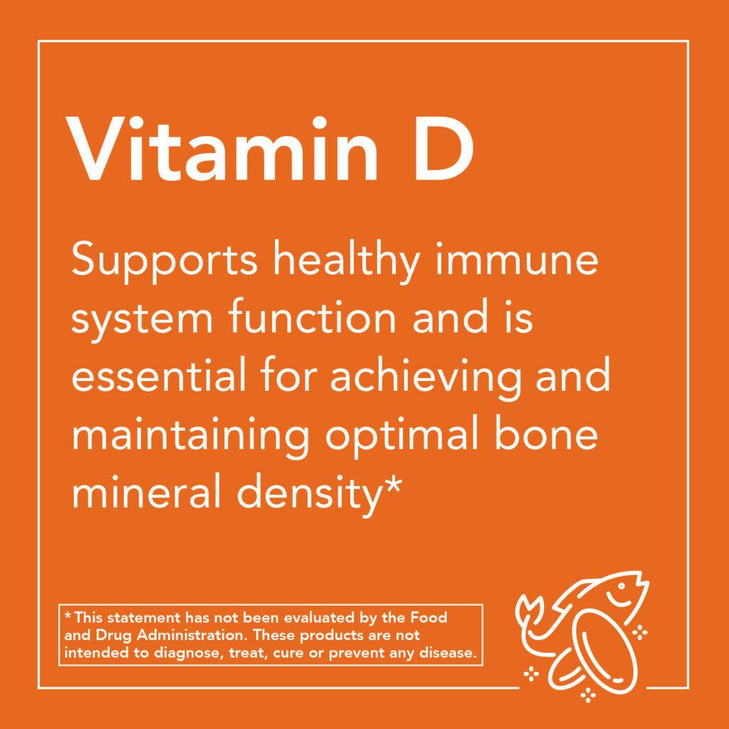 NOW Foods Vitamin D3 drops (59 ml.) Vitamin D