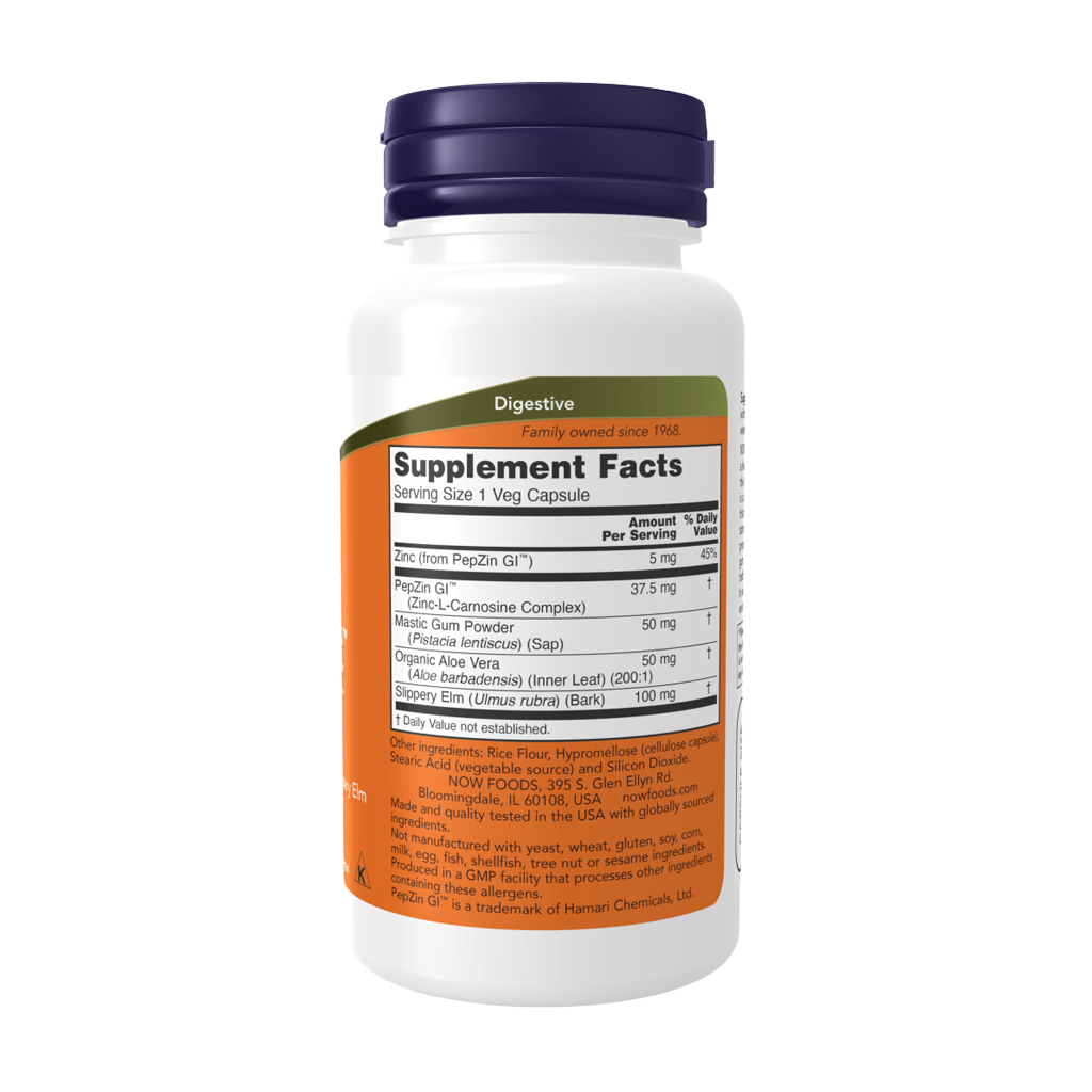now foods gastro comfort with pepzin gl 60 capsules side