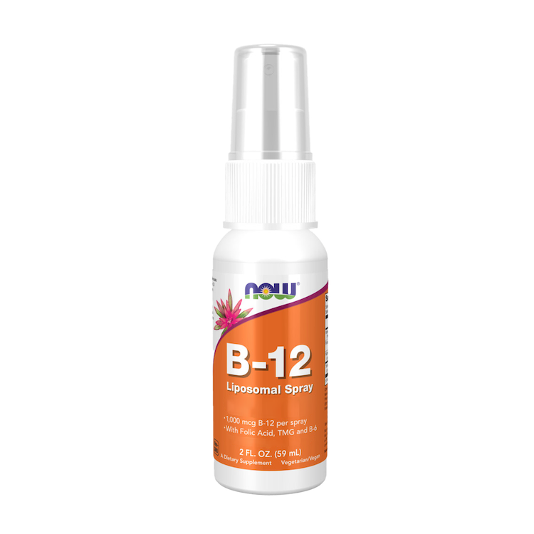 now foods vitamin b12 lipsomal spray for side