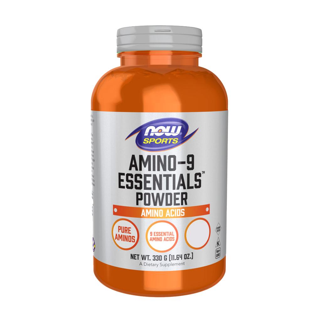 production_listings_NOWAMINO9330GR_NOW Foods Amino 9 Essentials_ Pulver _330 gram_ Framsida omslag